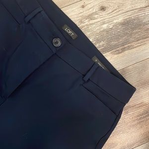 Loft ankle curvy skinny Navy